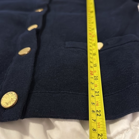 Banana Republic Petite Knit Navy Lady Cardigan Size SP - Picture 7 of 10